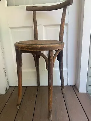 $225 • Buy Antique Late 1800's J&J Kohn  Austria Bentwood Original #37 Cafe Chair/stool 