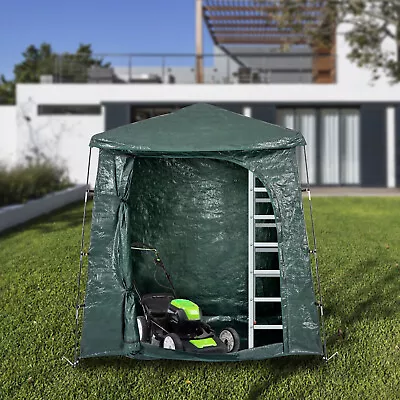 Bike Storage Shed Tent Large Capacity Space Saving Waterproof Outdoor Foldable • $66