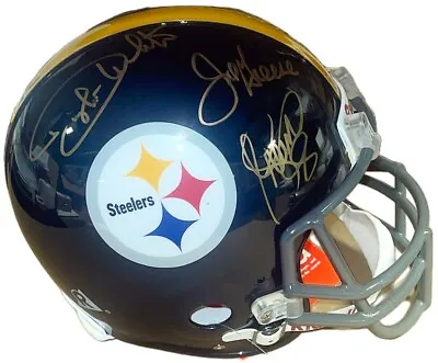 Steel Curtain Signed Pittsburgh Steelers Riddell Proline TB Helmet 4 SIG BECKETT • $698.95