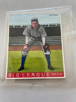 R319-Helmar BIG LEAGUE #105 Joe Tinker HOF **ORIGINAL ART CARD** 1of1 Proof • $350