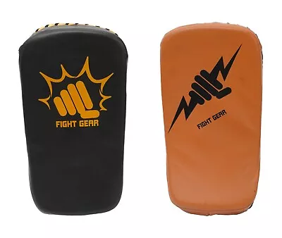 Muka MMA Muay Leather Thai Pad Kicking Pads For Martial Arts Kickboxing Shield • $54.99