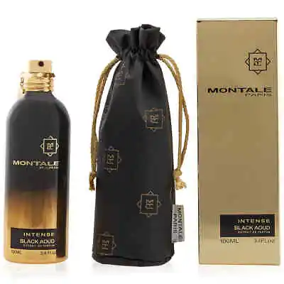 Montale Unisex Black Aoud Intense Extrait De Parfum Spray 3.4 Oz Fragrances • $77.49