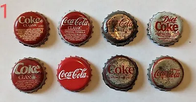 Selection Of Modern And Vintage Coca-Cola Soda Bottle Caps • $7.99