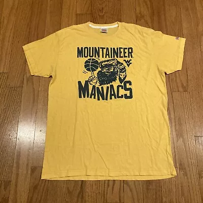 Homage West Virginia University T-Shirt Mountain Maniacs Single Stitch Size XL • $19.99