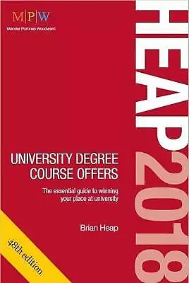 HEAP 2018: University Degree Course Offers-Heap Brian-Paperback-1911067486-Good • £3.99