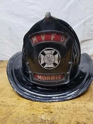 $499.99 • Buy Vintage Cairns & Brothers FIRE FIGHTERS Helmet Firemans Hat Aluminum MORRIS IL