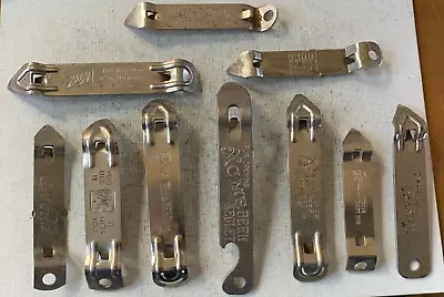 Vintage Advertising Beer Can/Bottle Openers Lot Of 10 • $18