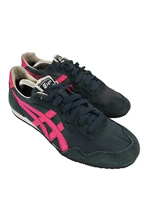Asics Onitsuka Tiger Serrano Shoes Men's Size US 6.5 Blue/Pink Sneakers Casual  • $99.95