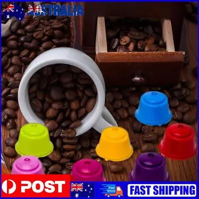 7pcs Refillable Coffee Capsules For Nescafe Dolce Gusto Coffee Filter Cup Pod • $10.99