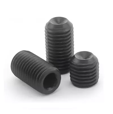 M2 M2.5 M3 M4 M5 M6 M8 M10 M12 Grub Screws Black (Socket Set) Allen Key Drive • £2.99