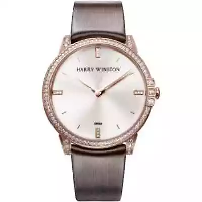 Harry Winston Watch Midnight 39mm Gold Champagne MIDQHM39RR002 • $21200