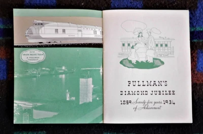 $9.99 • Buy RAILROAD-PULLMAN Diamond Jubilee History 75 Years Century Of Progress 1934