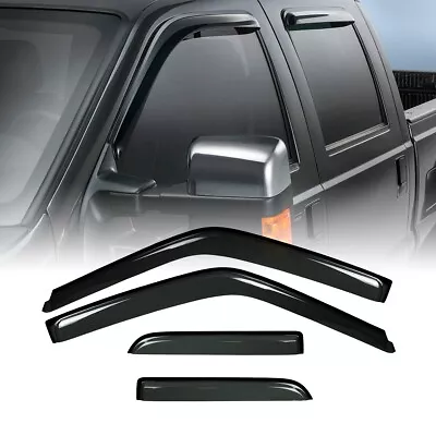 4x For 15-20 F150 SuperCab/Extended Cab Sun Rain Guard Vent Shade Window Visors • $25.55