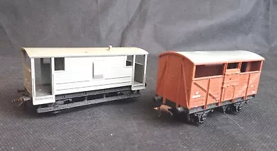 £13.95 • Buy 2 X Hornby Dublo Wagons 20T Brake Van & 8T 00 Gauge Rolling Stock. 