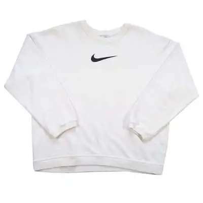 Vintage Nike Embroidered Big Swoosh Crewneck - M • $149.99