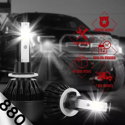 XENTEC LED HID Foglight Kit 881 White For Hyundai Veloster 2012-2016 • $15.99