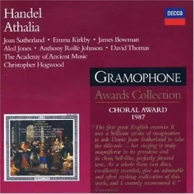 George Frideric Handel : Handel: Athalia CD 2 Discs (2003) Fast And FREE P & P • £10.99