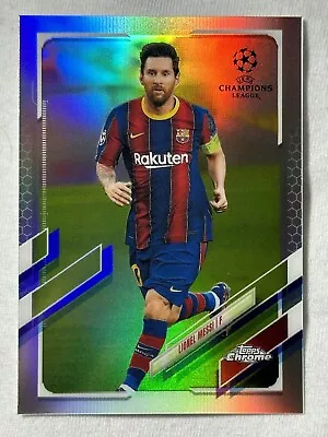 Lionel Messi 2020-21 Topps Chrome UEFA Champions League Refractor • $1.99