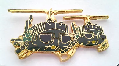 2 HUEY HELICOPTERS (ONE 1-1/2  PIN) VIETNAM Military Hat Pin 16015 HO   • $10.88