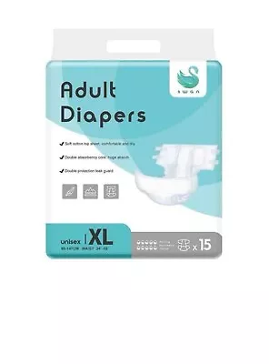 Adult Diapers Pack Of 15 *8= 120 Nappies   M & L & XL • $200