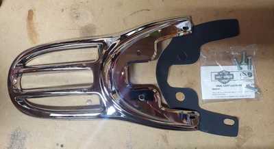 $295.50 • Buy Harley V ROD VRSC Chrome Cast One-Piece Luggage Rack P/N 51209-05 2002-2005 NEW