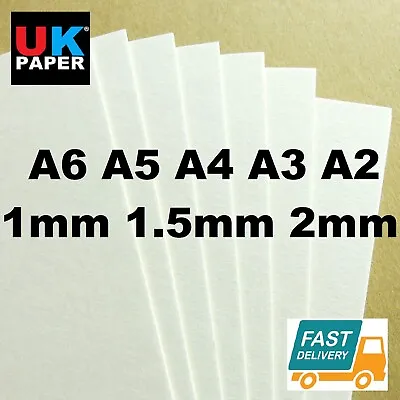 £241.99 • Buy 1mm 2mm A4 A3 CARDBOARD CARDS BACKING BOARD PAPER SHEETS KRAFT WHITE MODEL MOUNT