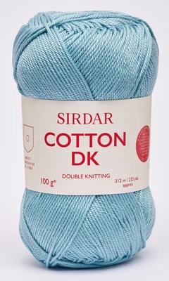 £3.50 • Buy Clearance Sirdar Cotton DK 100g - 519 Aquamarine - Includes Pack Offers