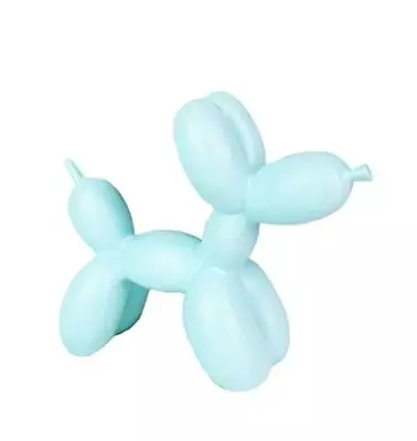 Balloon Dog Mini Art Animal Small Statue Light Blue • $10.05