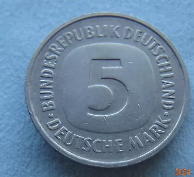 Germany 5 Deutsche Mark ✅  Bundesrepublik Deutschland 1977 - G • $5.50