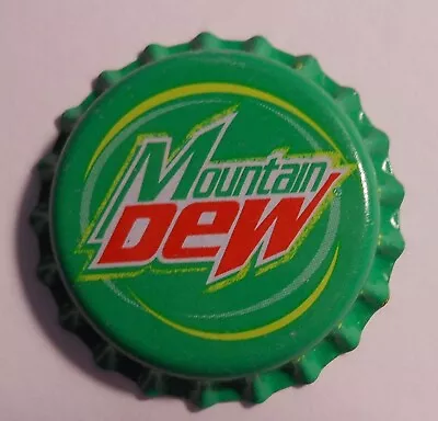 Vintage  Mountain Dew..plastic..unused..SODA BOTTLE CAP #1 • $3.75