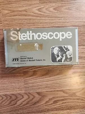 Vintage 1986 Marshall Medical Stethoscope  • $15.60