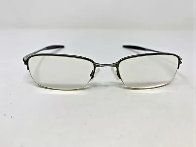 Oakley Eyeglasses Frames OX3093-0451 VALVE 51-18-135 Silver Half Rim QV01 • $45.75