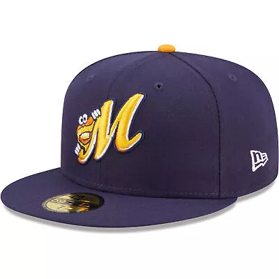 Men's New Era Navy Montgomery Biscuits Authentic Collection 59FIFTY Fitted Hat • $41.99