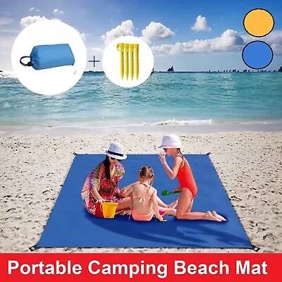 Extra Large No Sand Beach Mat Rug Picnic Blanket Waterproof Camping Travel 1Pack • $16.99