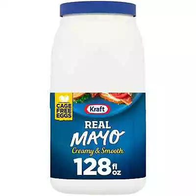 Kraft Real Mayo Creamy & Smooth Mayonnaise 1 Gal Jug Free Shipping. • $17.99