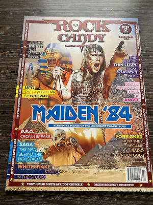 Rock Candy - Magazine 2017 MAIDEN ANGEL CRUE Issue Number 2. • £20