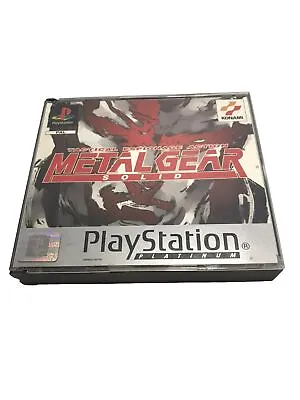 Metal Gear Solid Platinum - PS1 PlayStation 1 - PAL  W/Manual • $99.95