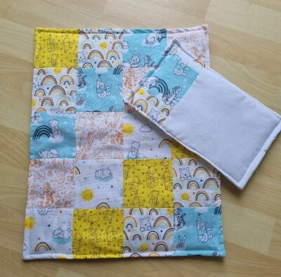 £8.99 • Buy 2 Piece Winnie The Pooh DOLLS BEDDING/PRAM SET Quilt & Pillow (5)