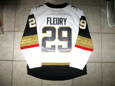 #29 Marc-Andre FLEURY Vegas GOLDEN KNIGHTS Off. Lic. FANATICS Jersey Men's L • $79