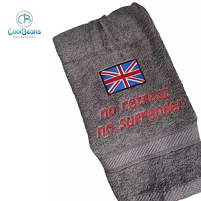 Union Jack Towel - Personalised - Flannel / Hand Towel / Bath Towel • £17.99