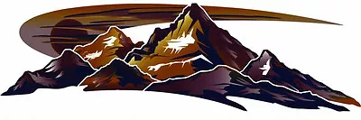 1 Rv Keystone Montana Mountain Scene Decal Graphic -68-6 • $175