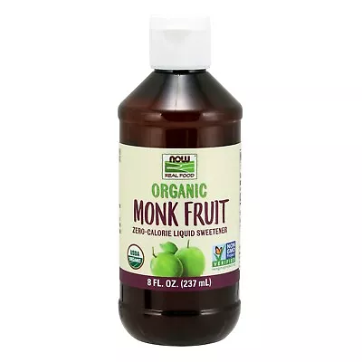 NOW Foods Monk Fruit Liquid Organic 8 Fl. Oz. • $28.04