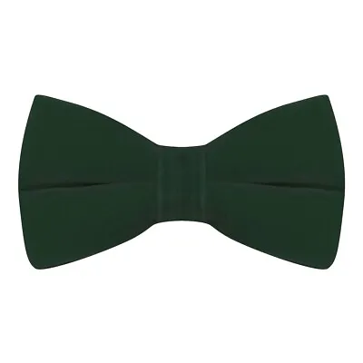 Luxury Dark Green Velvet Bow Tie • $12.56