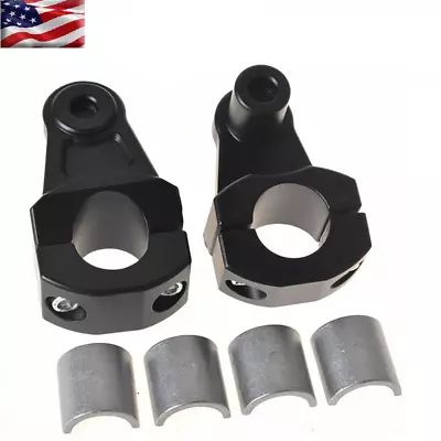 2pcs Motorcycle Bar Risers Mount Clamp 7/8  To 1 1/8  22mm 28mm Handlebar Risers • $99.99