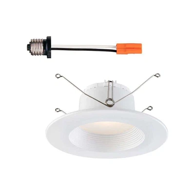 £14.91 • Buy 5 In./6 In. 3000K Soft White Integrated LED Recessed CEC-T20 Baffle Trim In