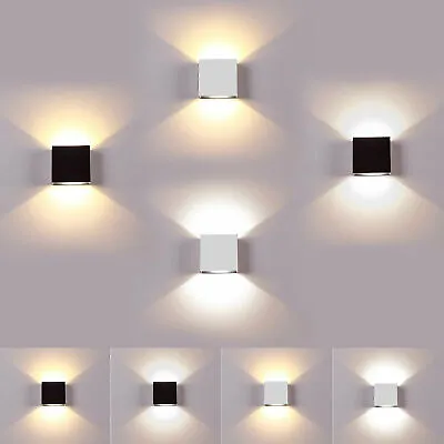 Cube LED Wall Lights Modern Up Down Sconce Lighting Fixture Lamp Indoor Lighting • $9.99