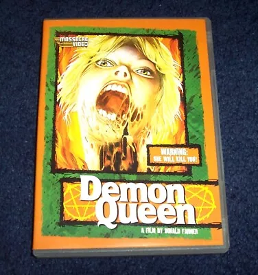 DEMON QUEEN DVD Horror SOV Slasher Donald Farmer Massacre Video RARE OOP • $59.99