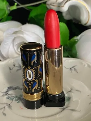 Vintage Michel De Luxe Paris Ny London Lipstick Metal Ornate Tube Cerise New • $38.69