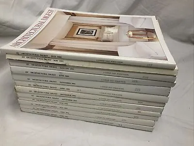 Lot Of 12 Vintage Architectural Digest Magazines 1991 - 2003 Interior Design • $89