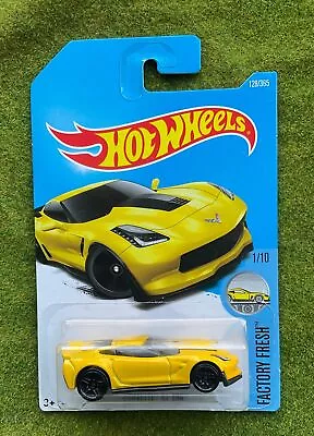 Hot Wheels CORVETTE C7 Z06 CONVERTIBLE Yellow HW Factory Fresh • $16.45